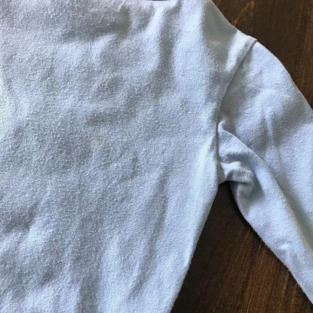 Gap Baby Infant Get In Line Girls Blue Baby Top One Piece Size 12-18 Months‎